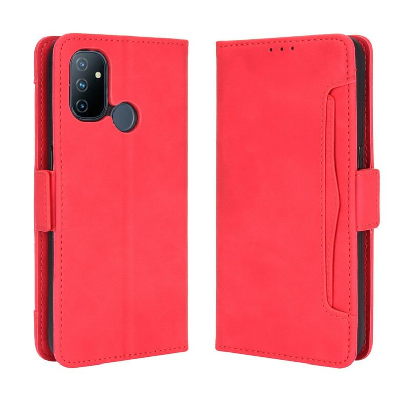 Capa De Couro Para OnePlus Nord N100 Multi-card Premier Class