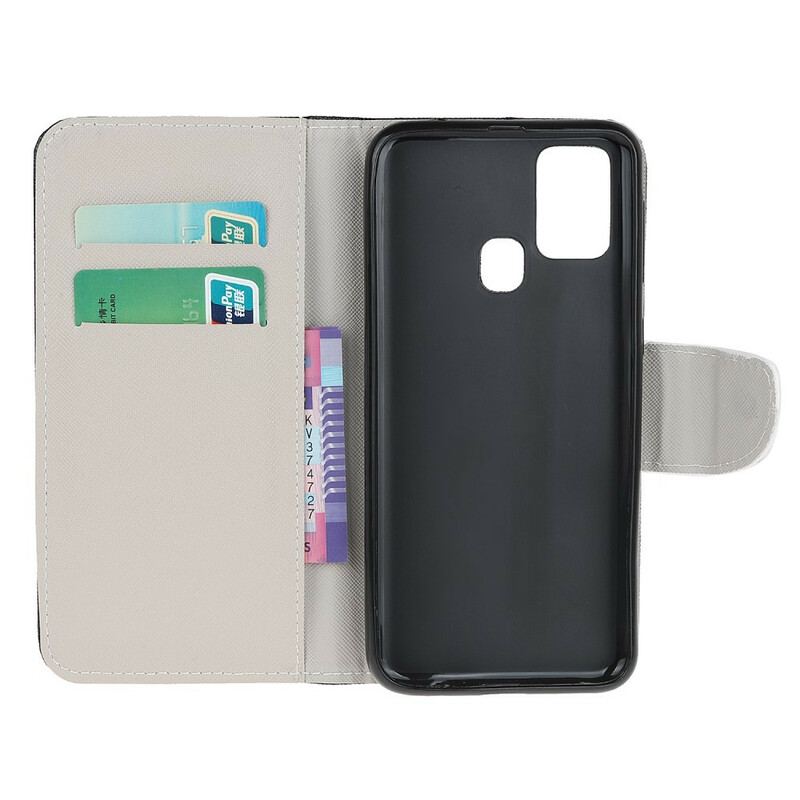 Capa Flip Para OnePlus Nord N100 Borboletas