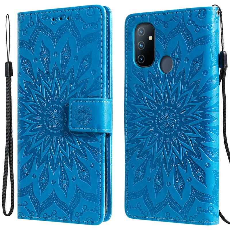 Capa Flip Para OnePlus Nord N100 Flor Do Sol