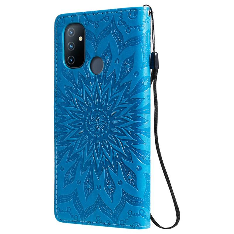 Capa Flip Para OnePlus Nord N100 Flor Do Sol