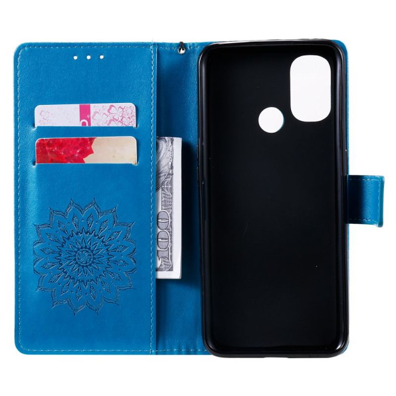 Capa Flip Para OnePlus Nord N100 Flor Do Sol