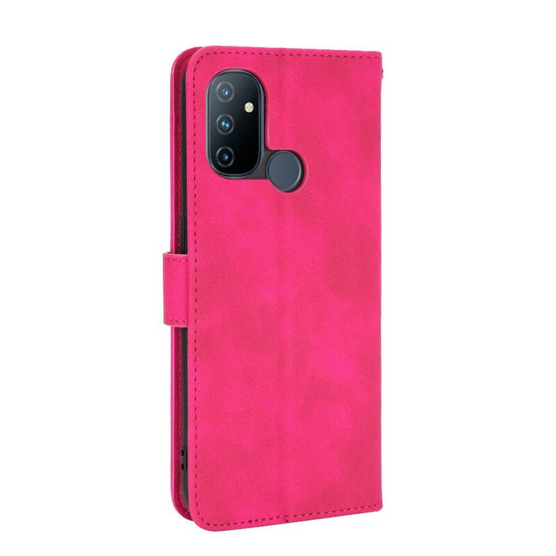 Capa Flip Para OnePlus Nord N100 Toque De Pele