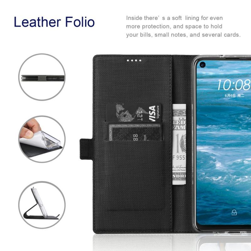 Capa Flip Para OnePlus Nord N100 Vili Texturizada