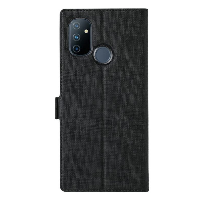 Capa Flip Para OnePlus Nord N100 Vili Texturizada