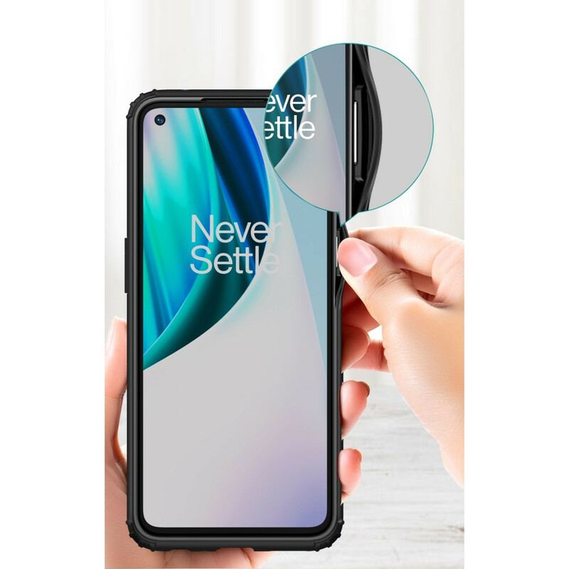 Capa Para OnePlus Nord N100 Armadura De Efeito Fosco