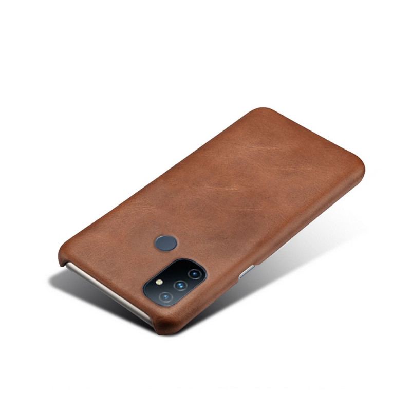 Capa Para OnePlus Nord N100 Efeito Couro