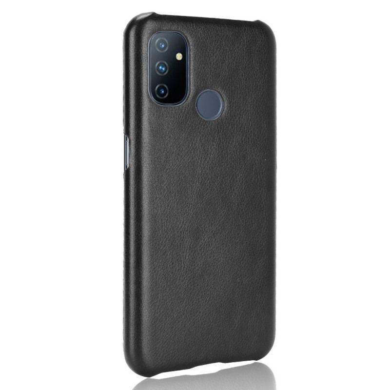 Capa Para OnePlus Nord N100 Efeito Couro De Desempenho Lichia