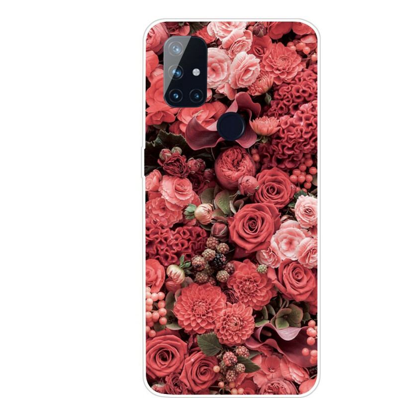 Capa Para OnePlus Nord N100 Flores Intensas