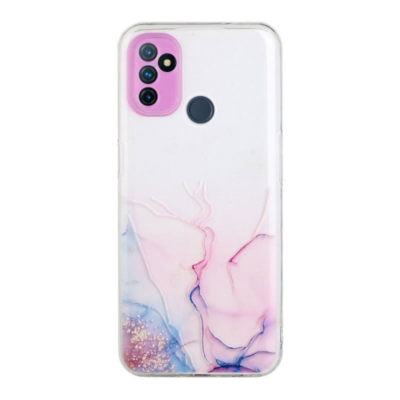 Capa Para OnePlus Nord N100 Mármore Aquarela