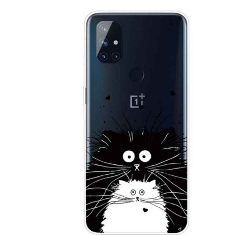 Capa Para OnePlus Nord N100 Olha Os Gatos