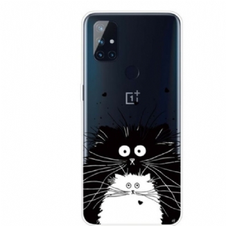 Capa Para OnePlus Nord N100 Olha Os Gatos