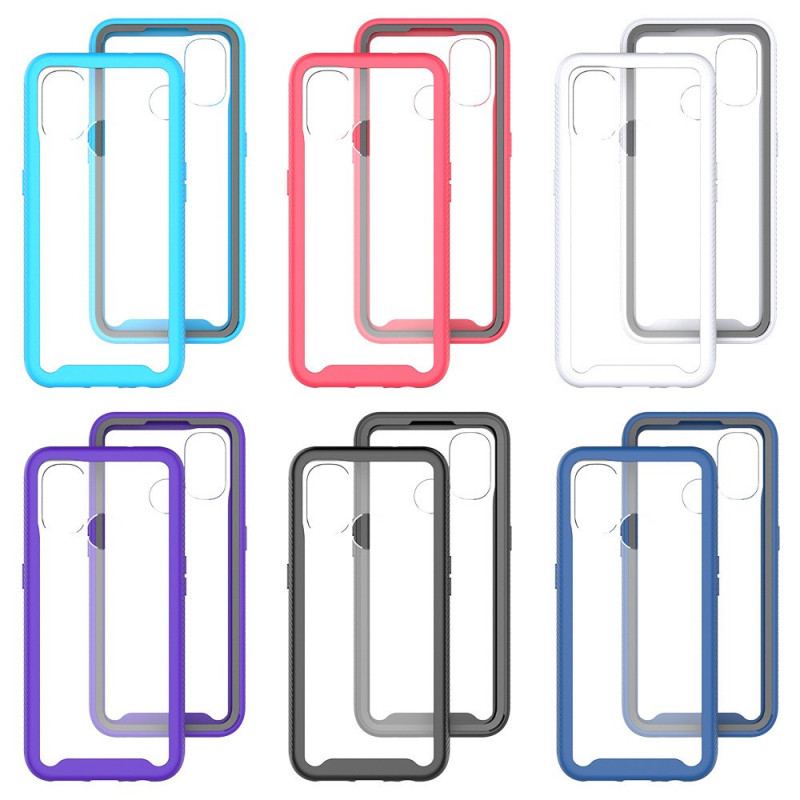 Capa Para OnePlus Nord N100 Pára-choques De Bordas Híbridas Transparentes