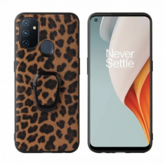 Capa Para OnePlus Nord N100 Suporte De Anel Estilo Leopardo