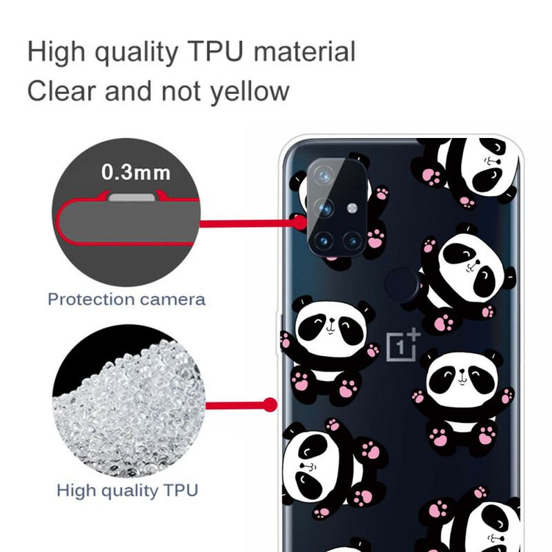 Capa Para OnePlus Nord N100 Top Pandas Divertidos