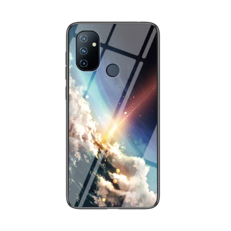 Capa Para OnePlus Nord N100 Vidro Temperado Céu Estrelado