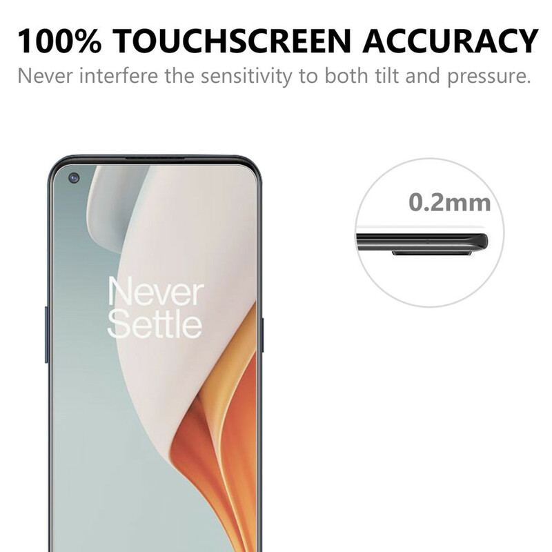 Proteção De Vidro Temperado Arc Edge (0.2 Mm) Para A Tela Oneplus Nord N100