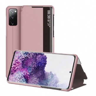 Capa De Celular Para Samsung Galaxy S20 FE Couro Sintético Texturizado