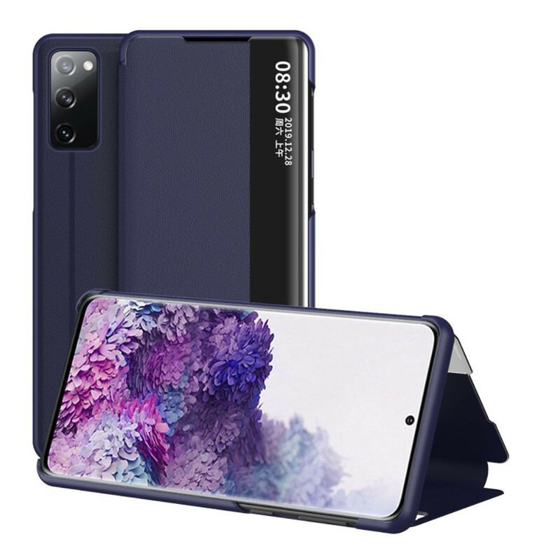 Capa De Celular Para Samsung Galaxy S20 FE Couro Sintético Texturizado