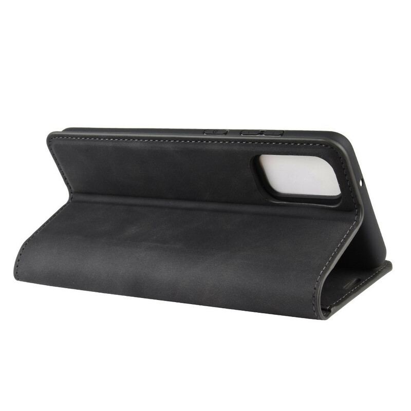 Capa De Celular Para Samsung Galaxy S20 FE Flip Efeito Couro Macio