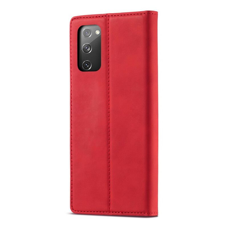 Capa De Celular Para Samsung Galaxy S20 FE Flip Lc.imeeke Efeito Couro