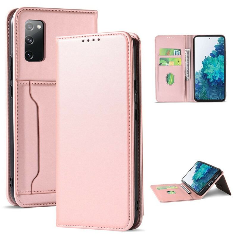 Capa De Celular Para Samsung Galaxy S20 FE Flip Suporte Para Cartão