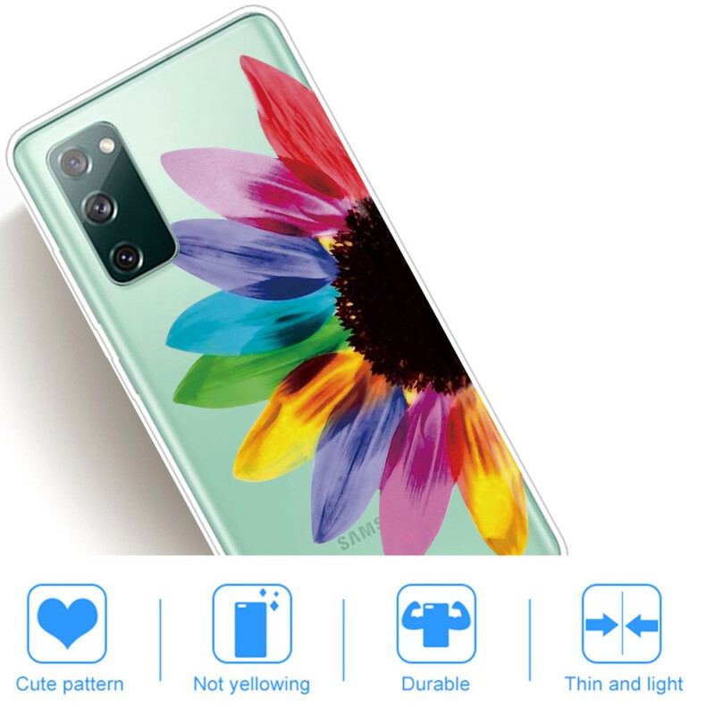 Capa De Celular Para Samsung Galaxy S20 FE Flor Colorida