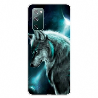 Capa De Celular Para Samsung Galaxy S20 FE Lobo Real