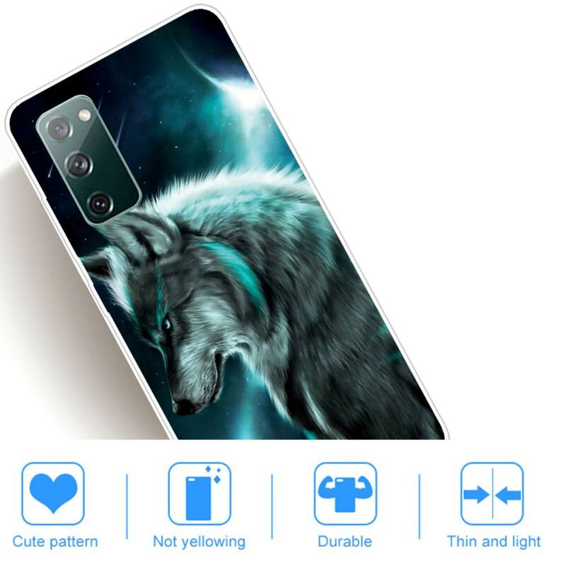 Capa De Celular Para Samsung Galaxy S20 FE Lobo Real