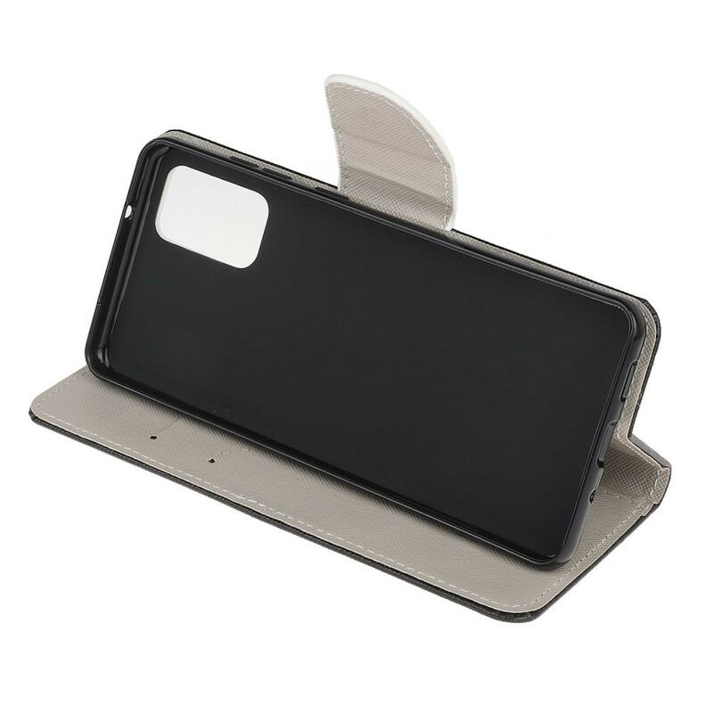 Capa De Couro Para Samsung Galaxy S20 FE Vida Em Londres