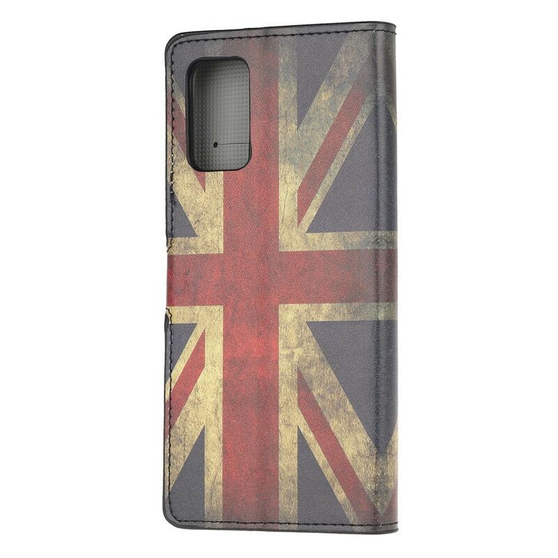 Capa Flip Para Samsung Galaxy S20 FE Bandeira Da Inglaterra