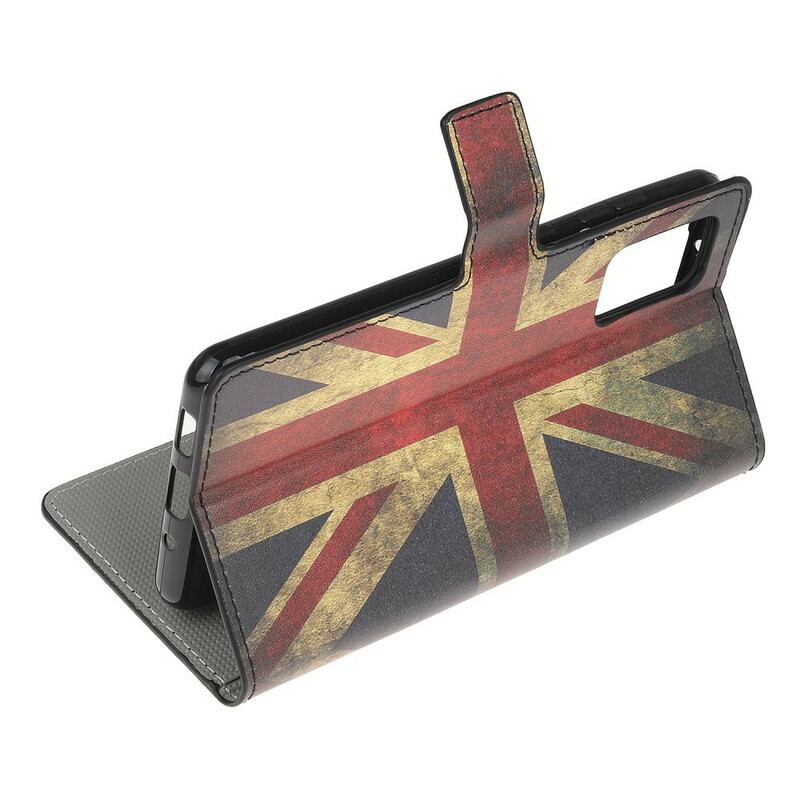 Capa Flip Para Samsung Galaxy S20 FE Bandeira Da Inglaterra