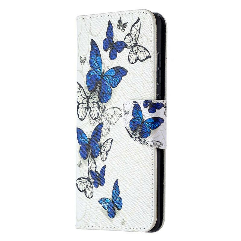 Capa Flip Para Samsung Galaxy S20 FE Borboletas Maravilhosas