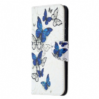 Capa Flip Para Samsung Galaxy S20 FE Borboletas Maravilhosas