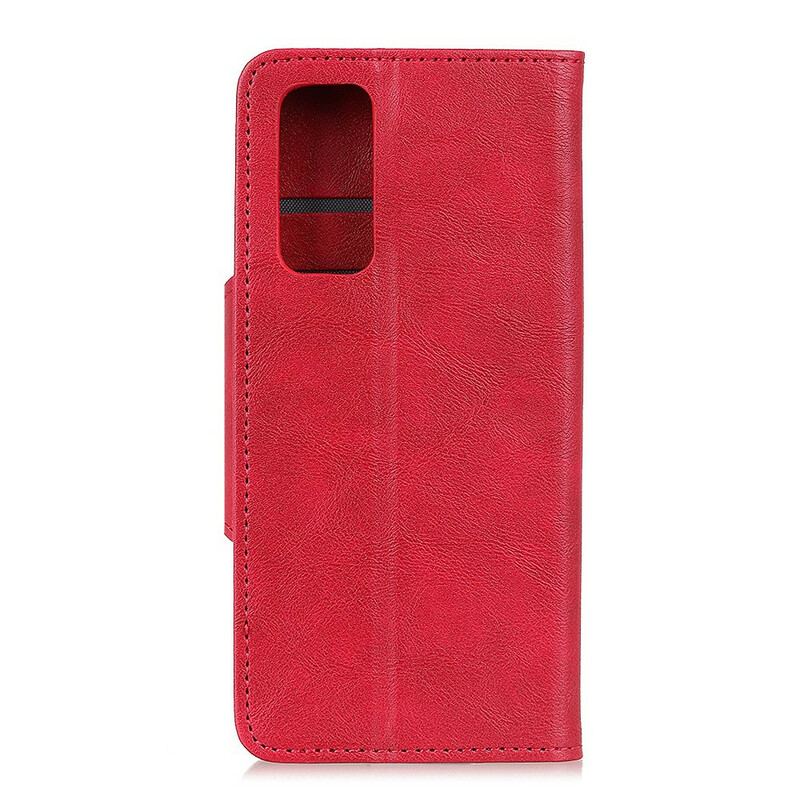 Capa Flip Para Samsung Galaxy S20 FE Botão De Couro Falso