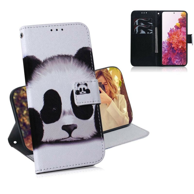 Capa Flip Para Samsung Galaxy S20 FE Cara De Panda