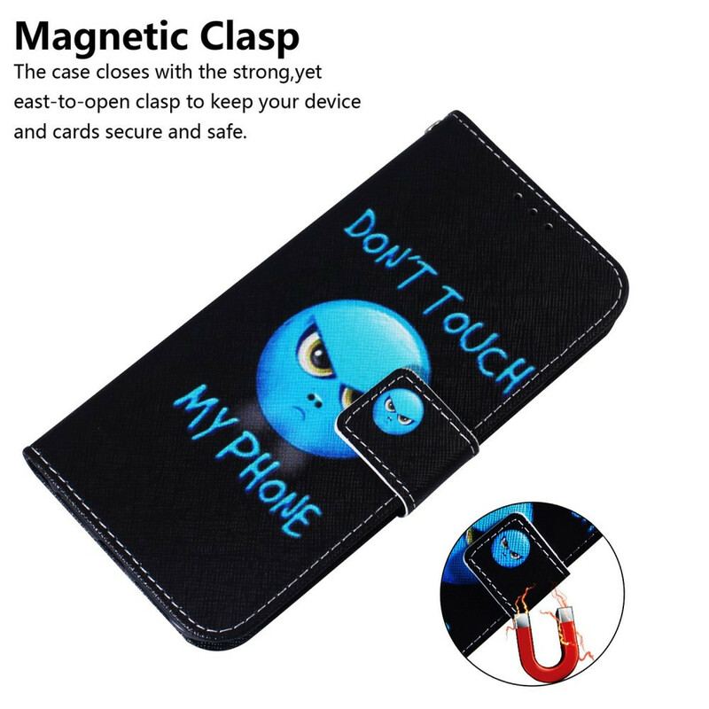 Capa Flip Para Samsung Galaxy S20 FE Emoji Telefone