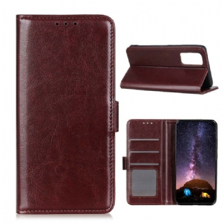 Capa Flip Para Samsung Galaxy S20 FE Estilo Clássico De Couro