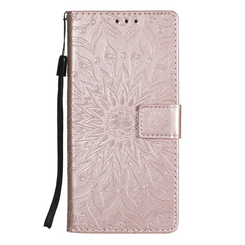 Capa Flip Para Samsung Galaxy S20 FE Flor Do Sol