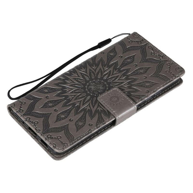 Capa Flip Para Samsung Galaxy S20 FE Flor Do Sol