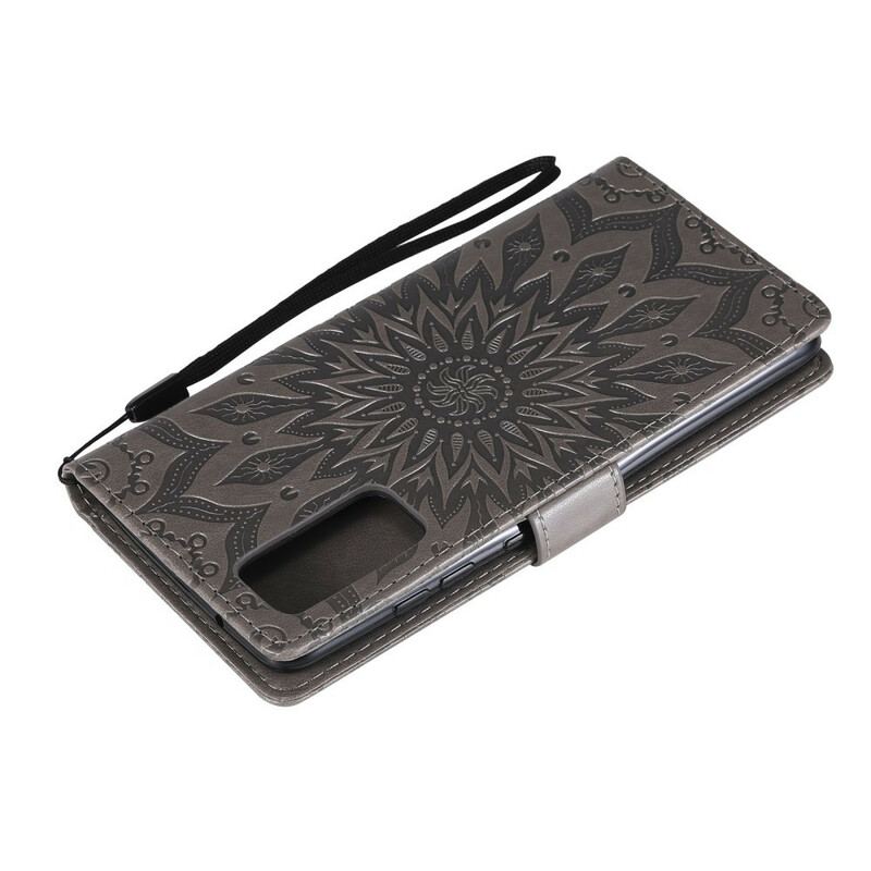 Capa Flip Para Samsung Galaxy S20 FE Flor Do Sol