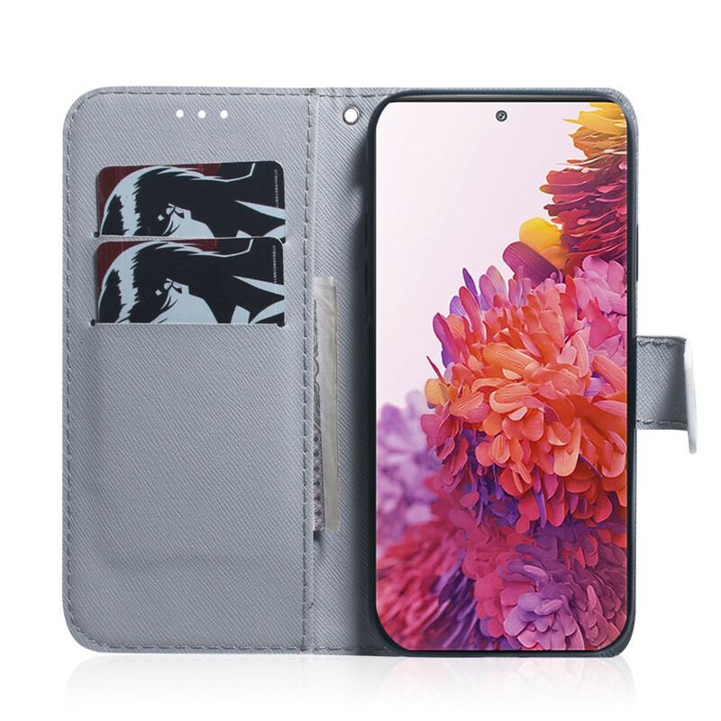 Capa Flip Para Samsung Galaxy S20 FE Leão Sonhador