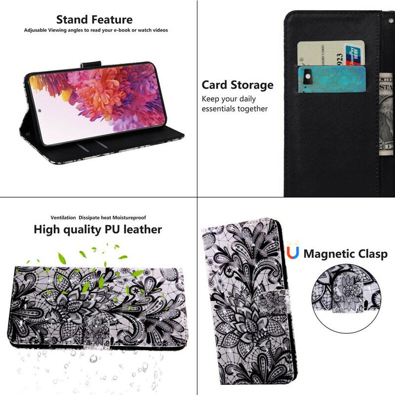 Capa Flip Para Samsung Galaxy S20 FE Totalmente Renda