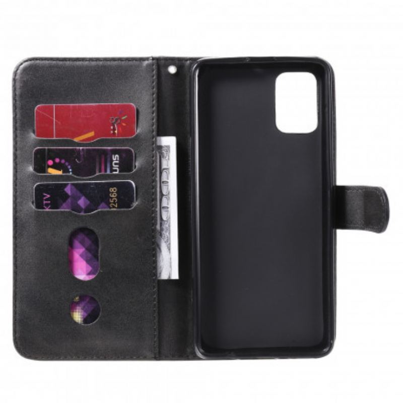 Capa Folio Para Samsung Galaxy S20 FE Porta-moedas Vintage