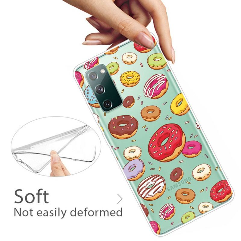 Capa Para Samsung Galaxy S20 FE Amo Rosquinhas