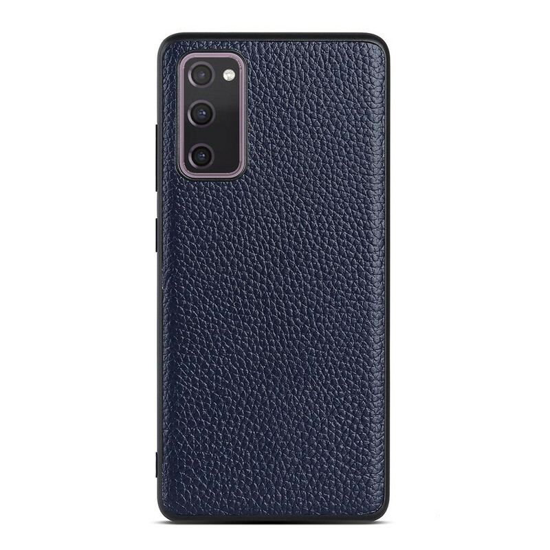 Capa Para Samsung Galaxy S20 FE Couro Lichia Genuíno