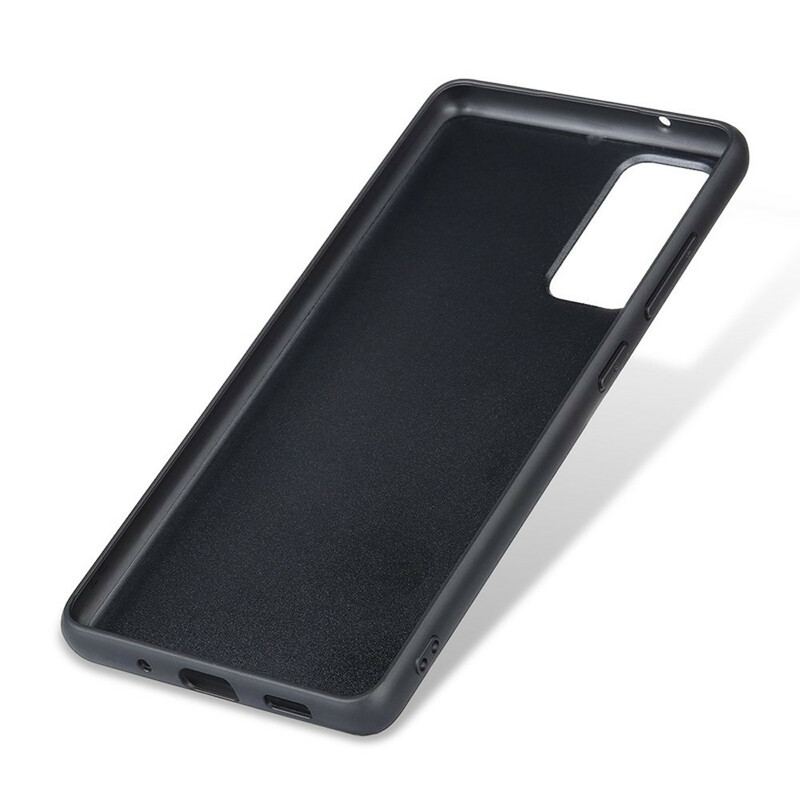 Capa Para Samsung Galaxy S20 FE Couro Lichia Genuíno