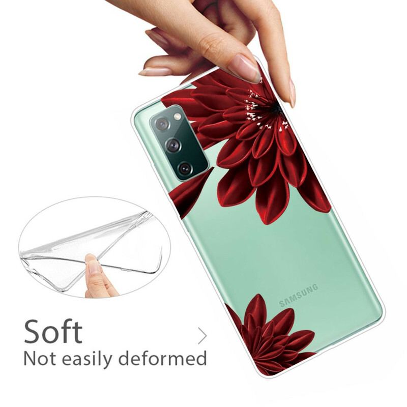 Capa Para Samsung Galaxy S20 FE Flores Silvestres