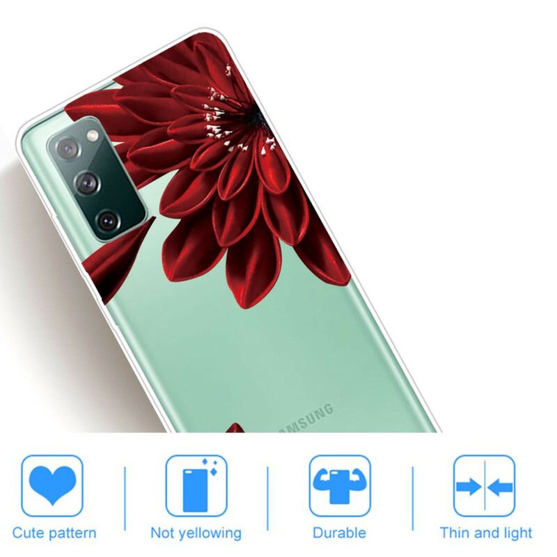 Capa Para Samsung Galaxy S20 FE Flores Silvestres