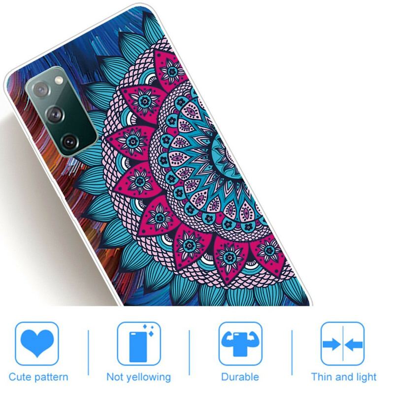 Capa Para Samsung Galaxy S20 FE Mandala Colorida