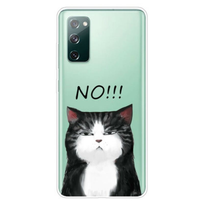 Capa Para Samsung Galaxy S20 FE O Gato Que Diz Não